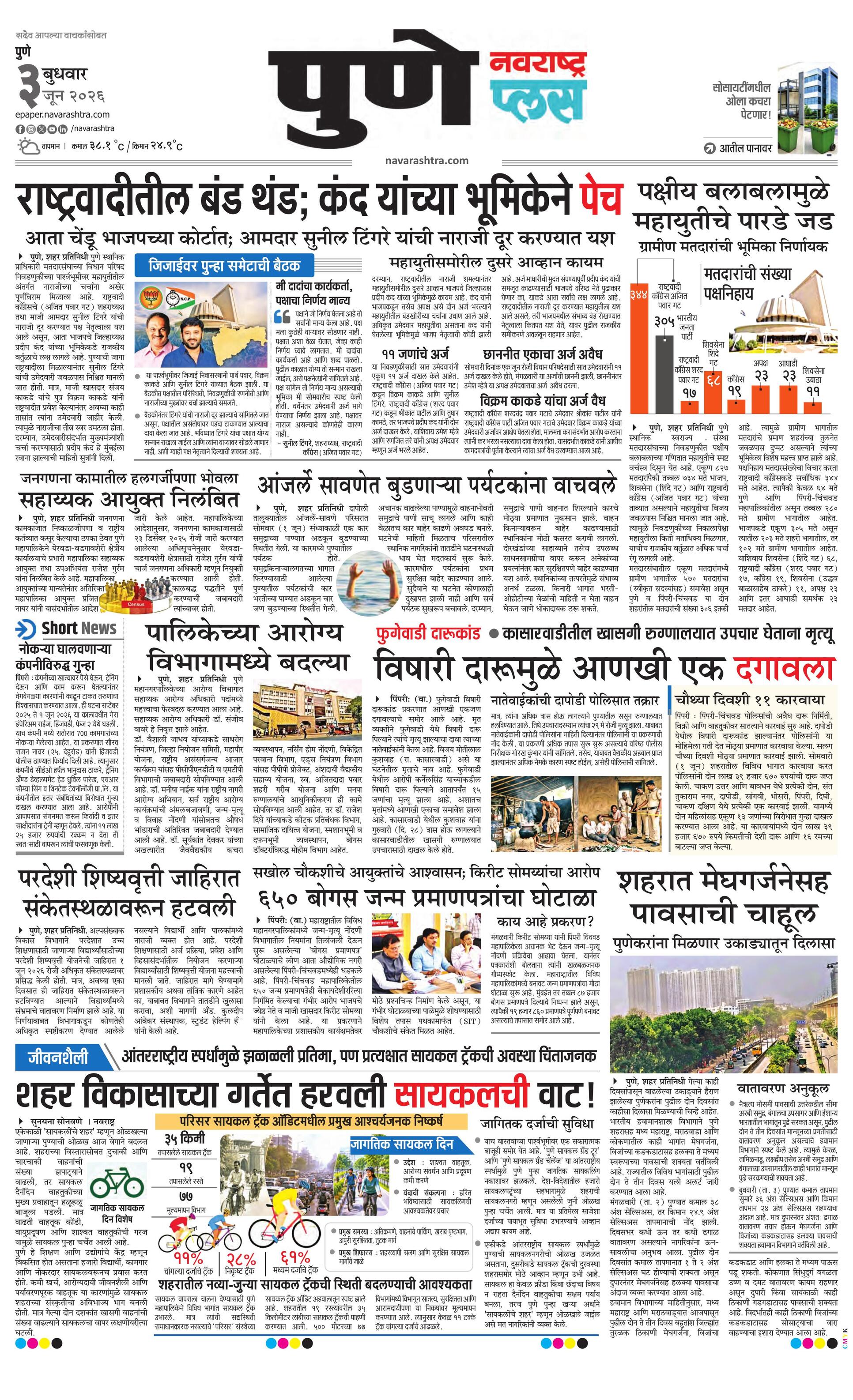 Newspaper page