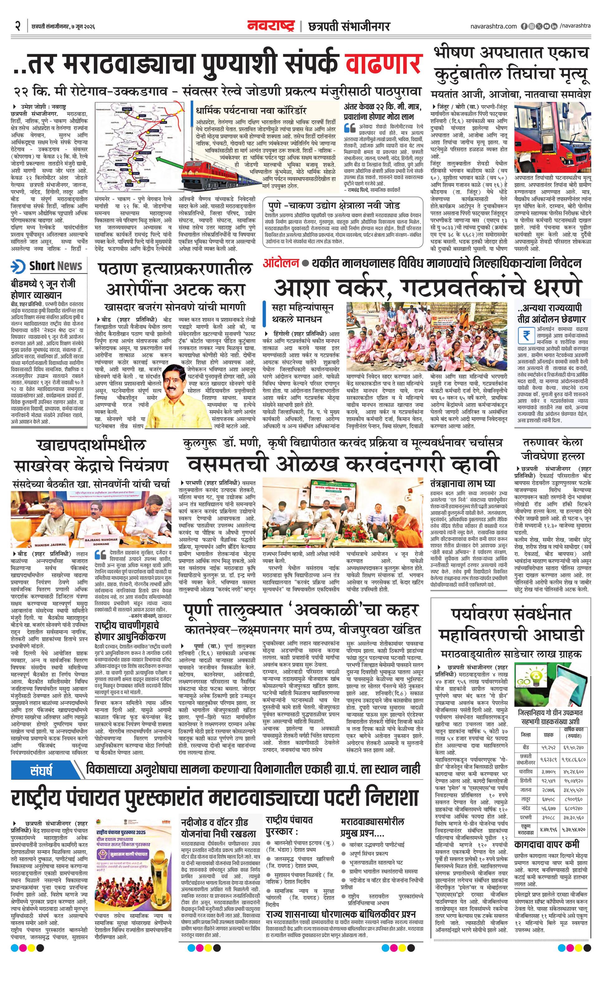 Newspaper page