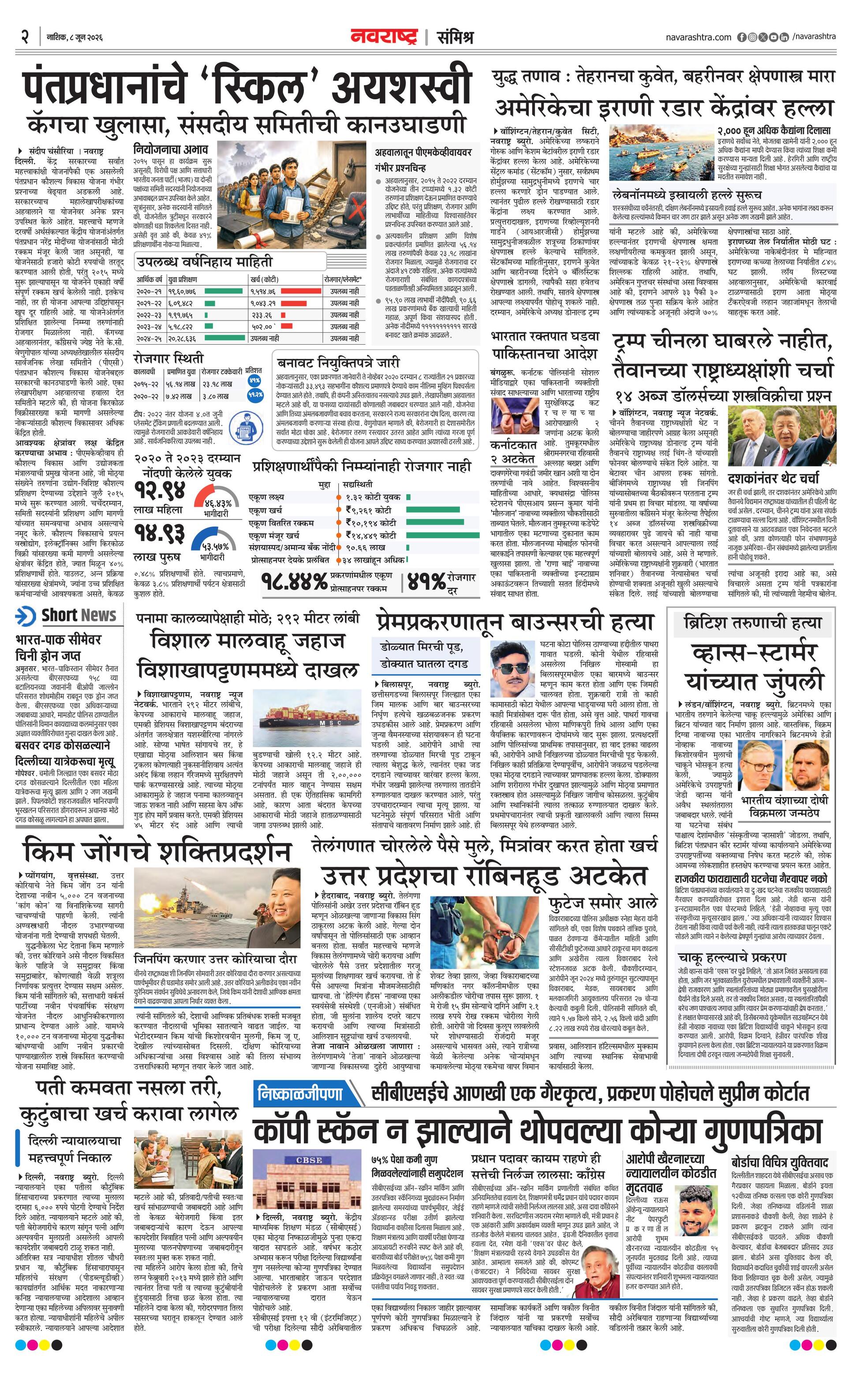 Newspaper page