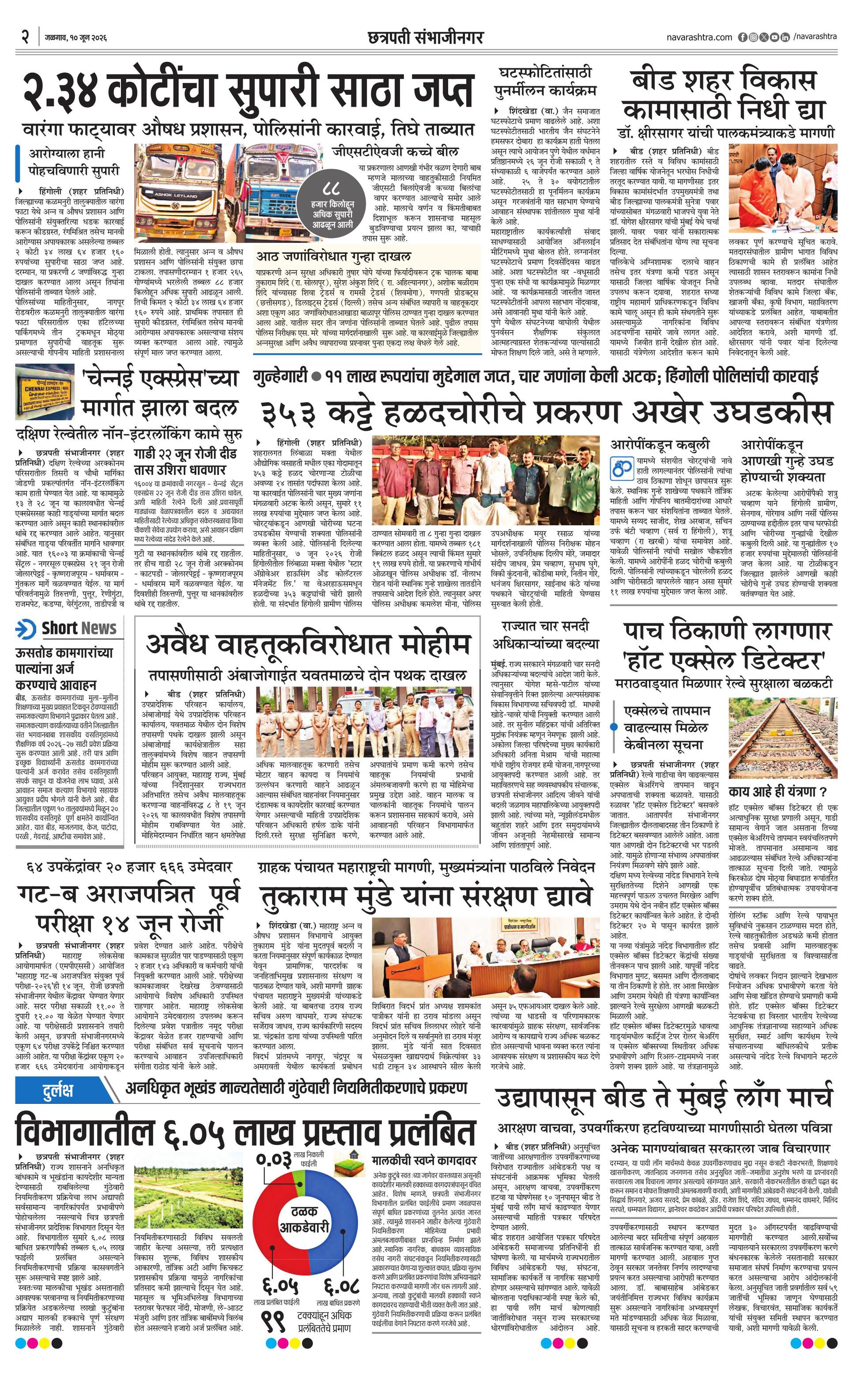 Newspaper page