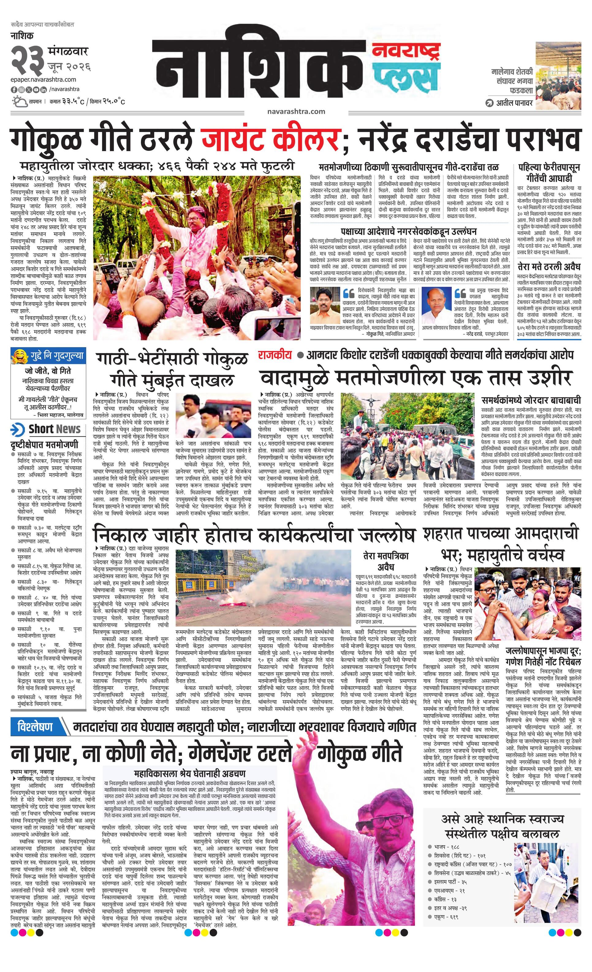Newspaper page