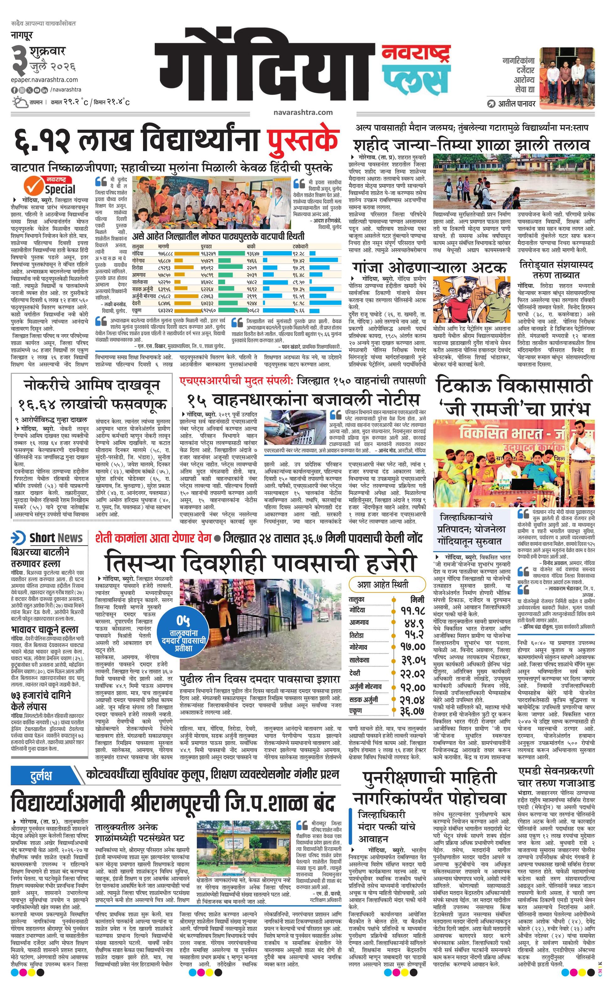 Newspaper page