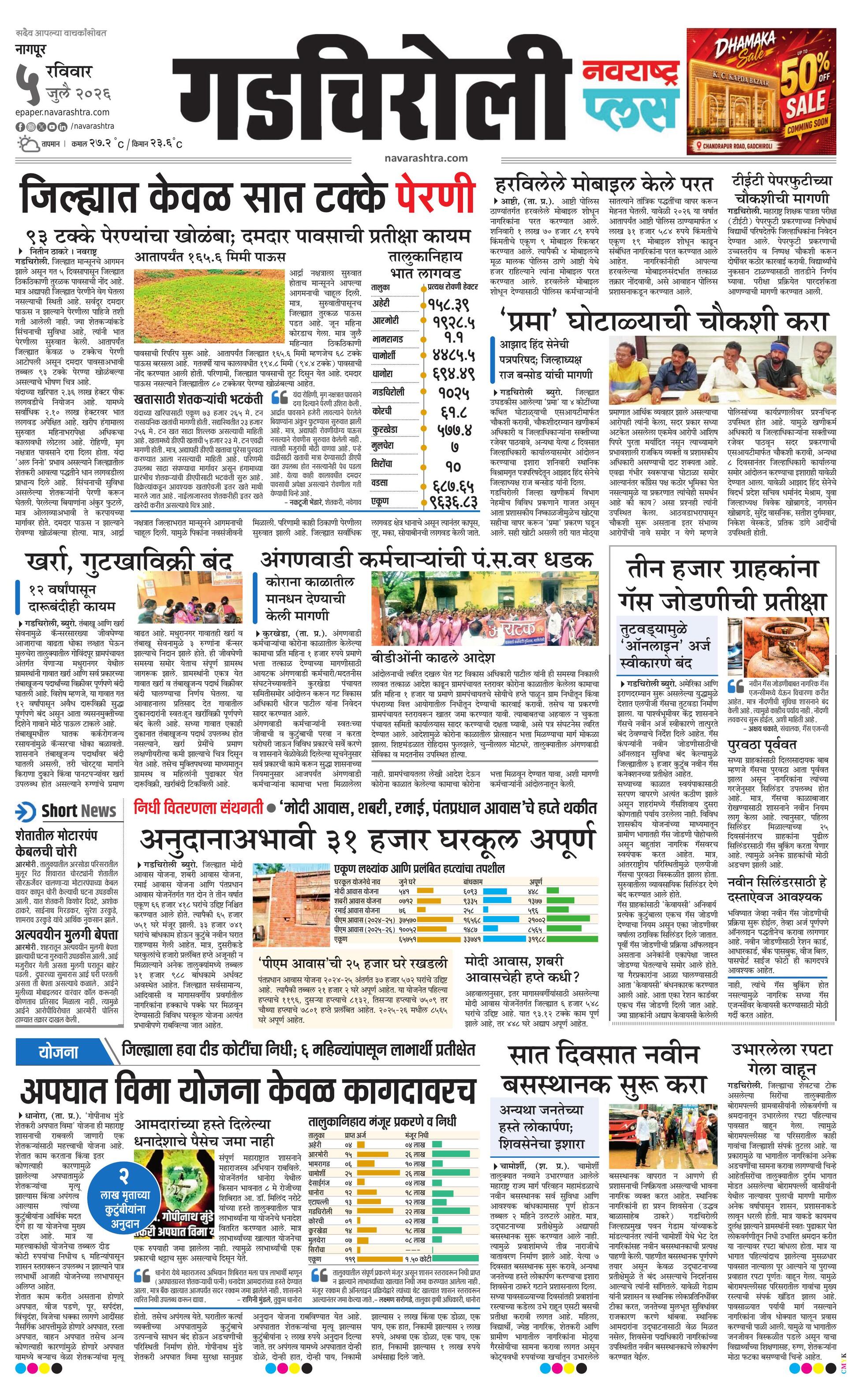 Newspaper page