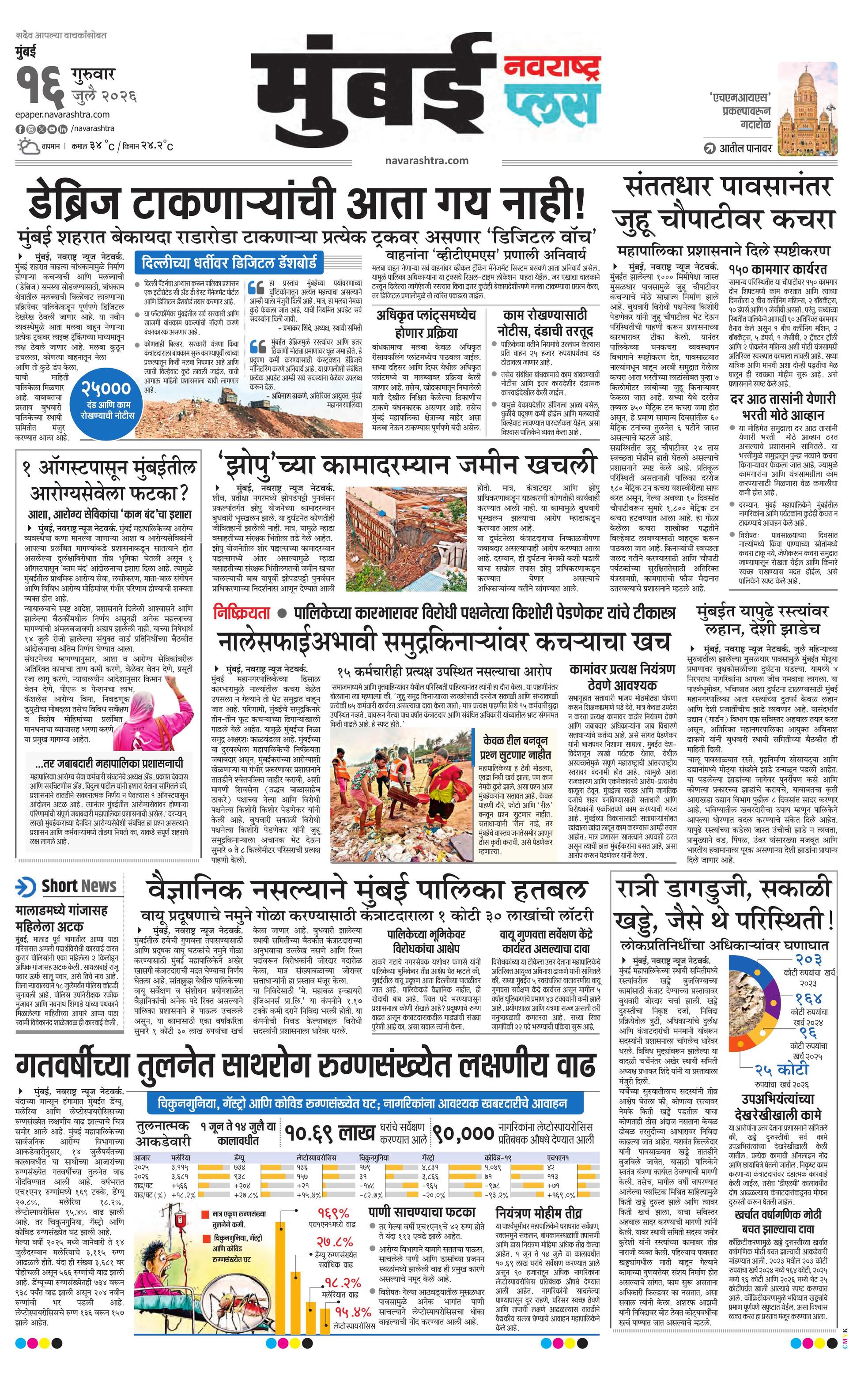 Newspaper page