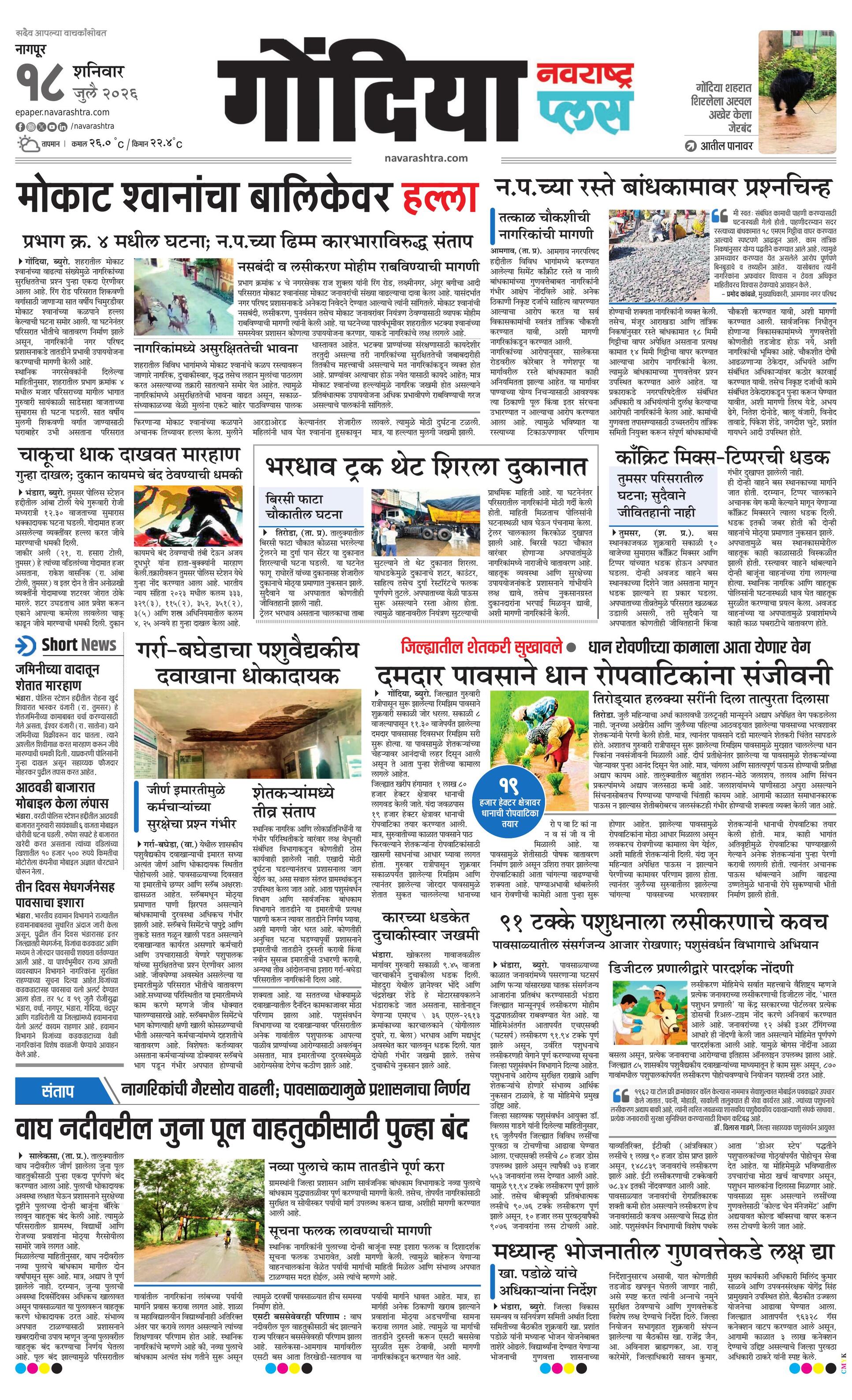 Newspaper page