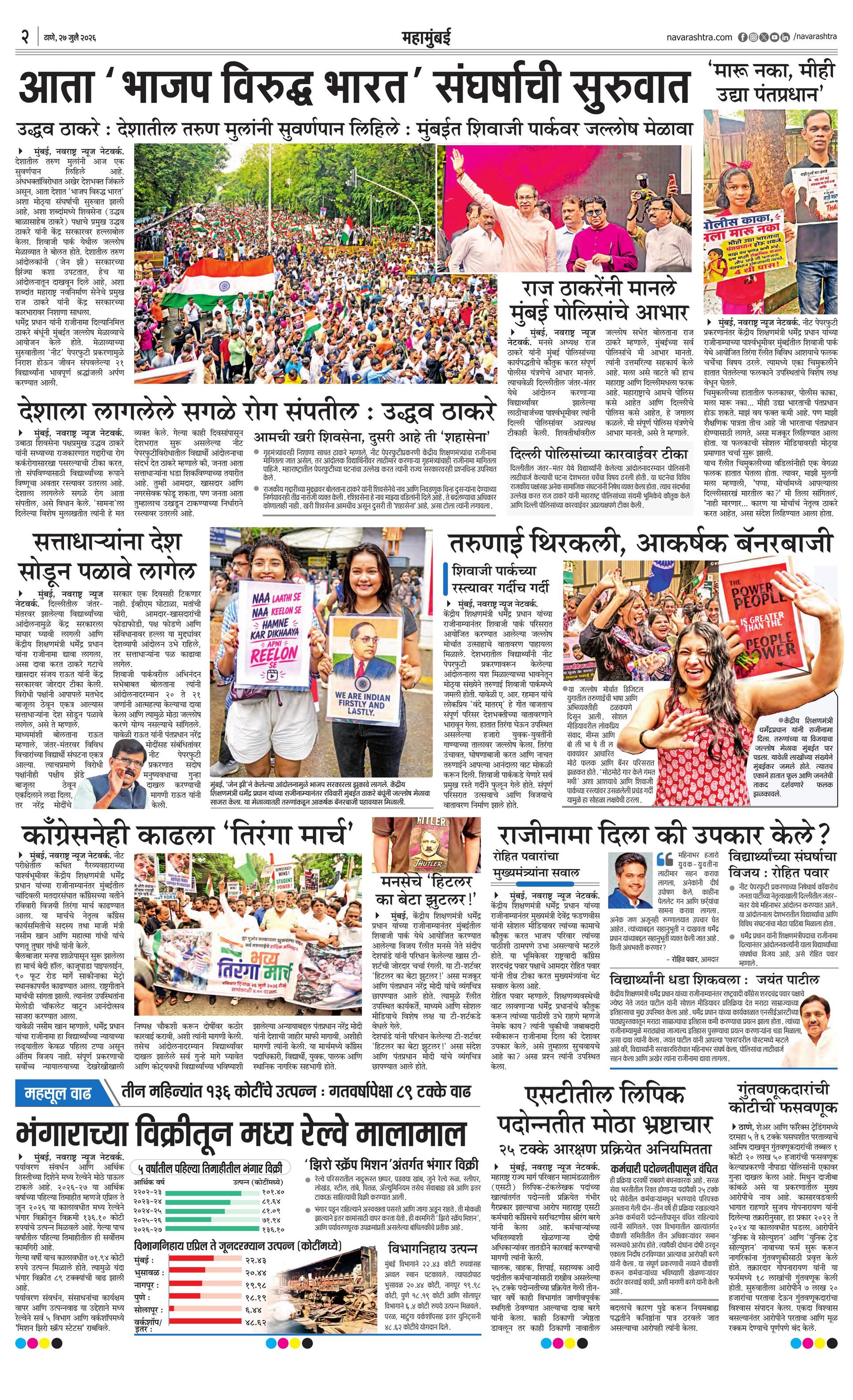 Newspaper page