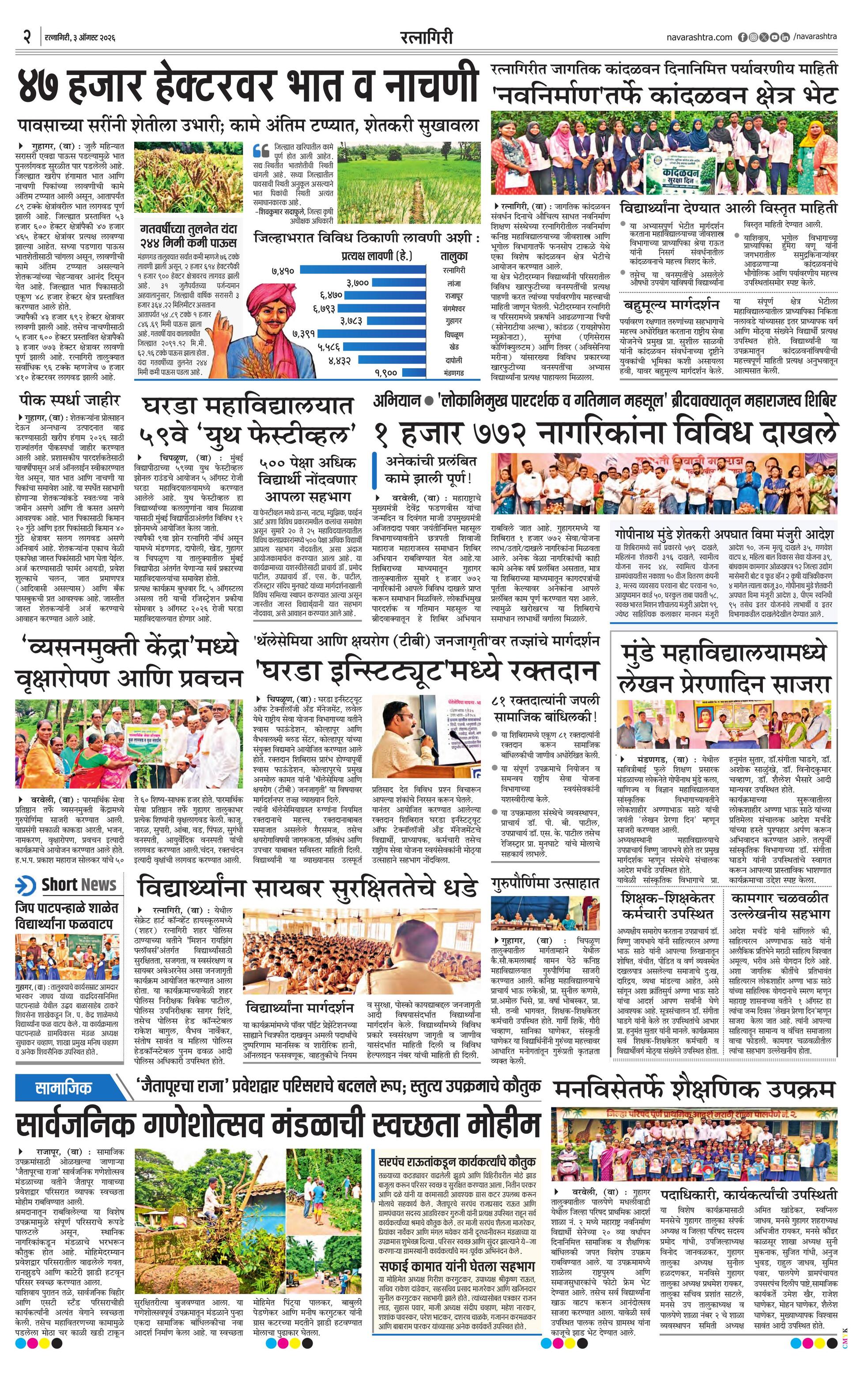 Newspaper page