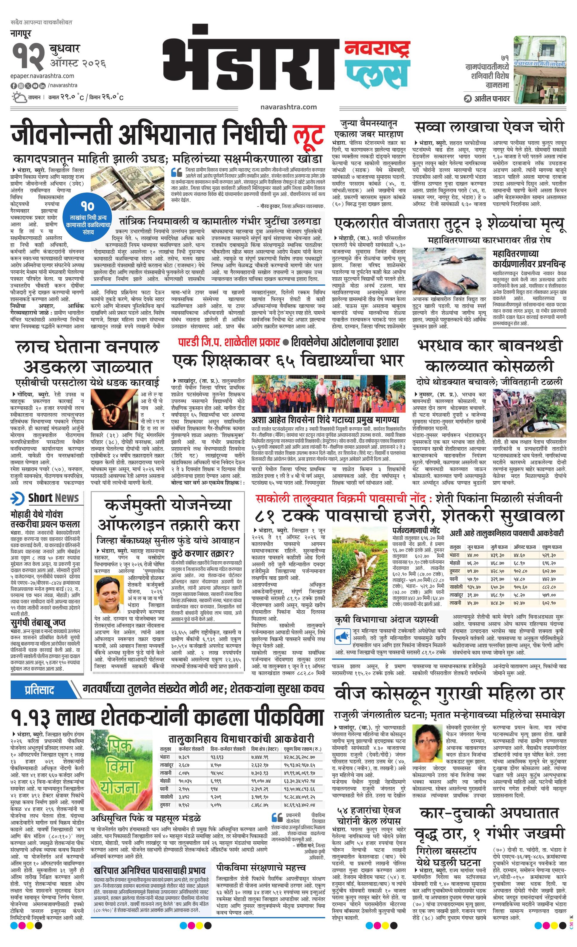 Newspaper page