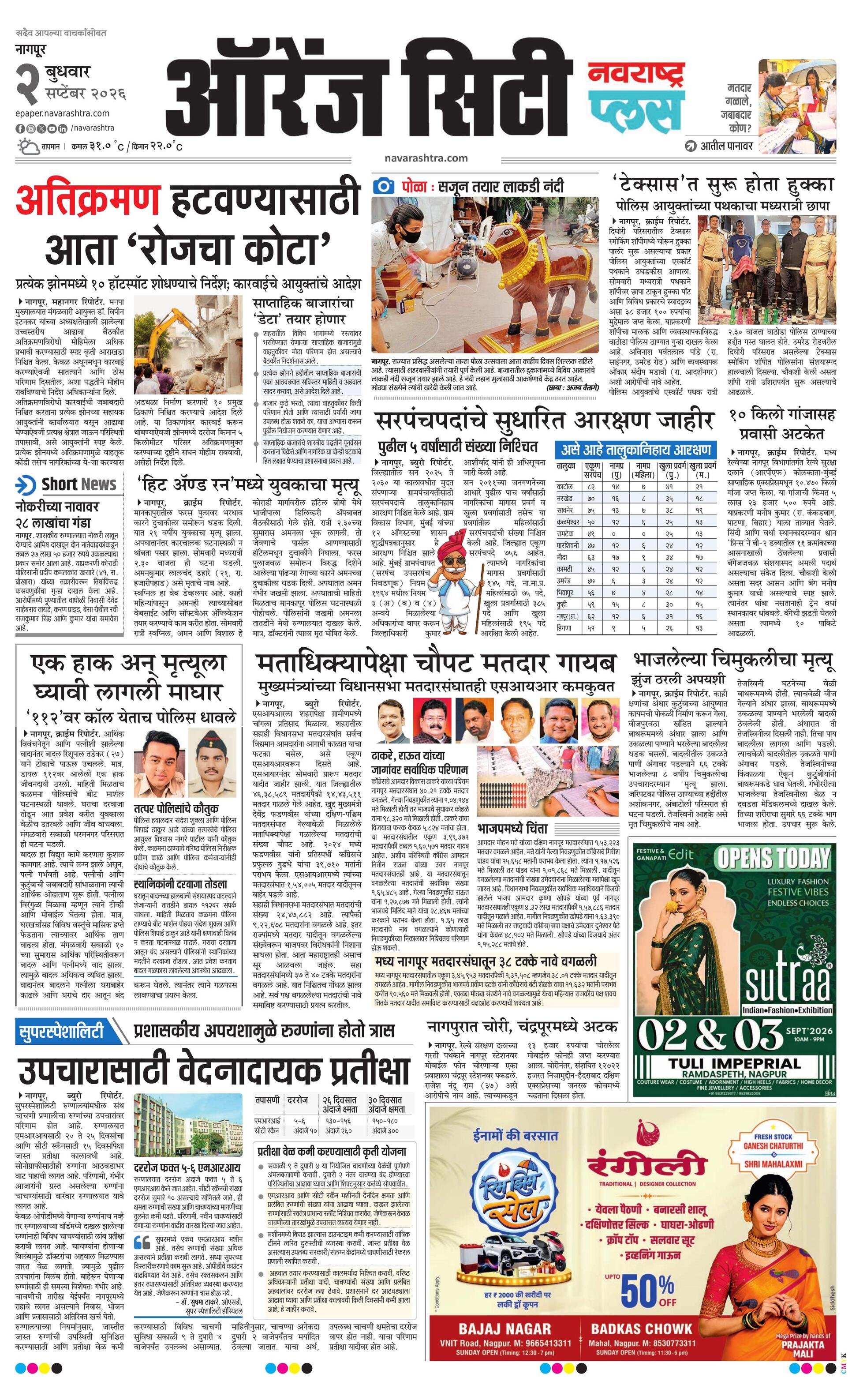 Newspaper page