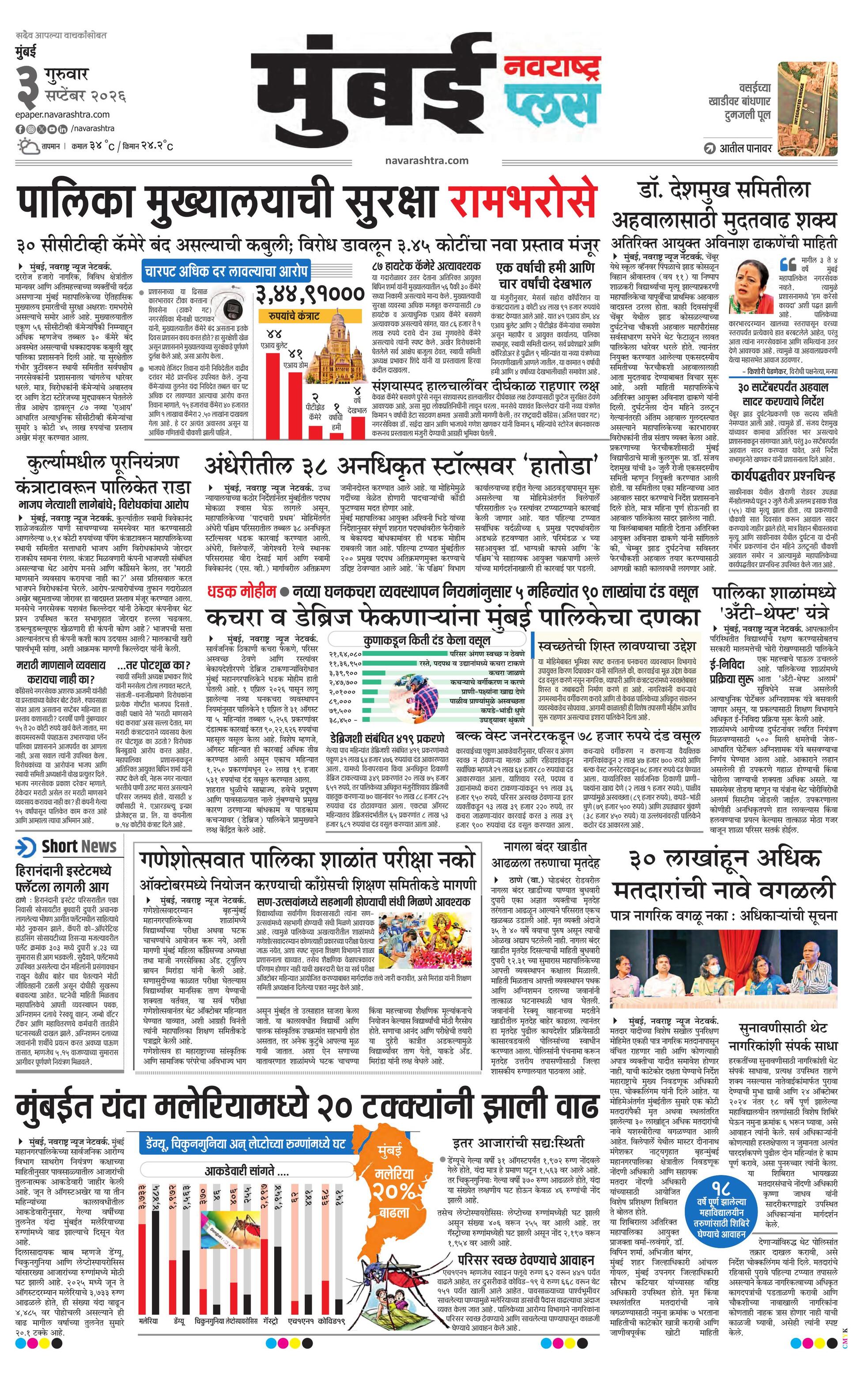 Newspaper page