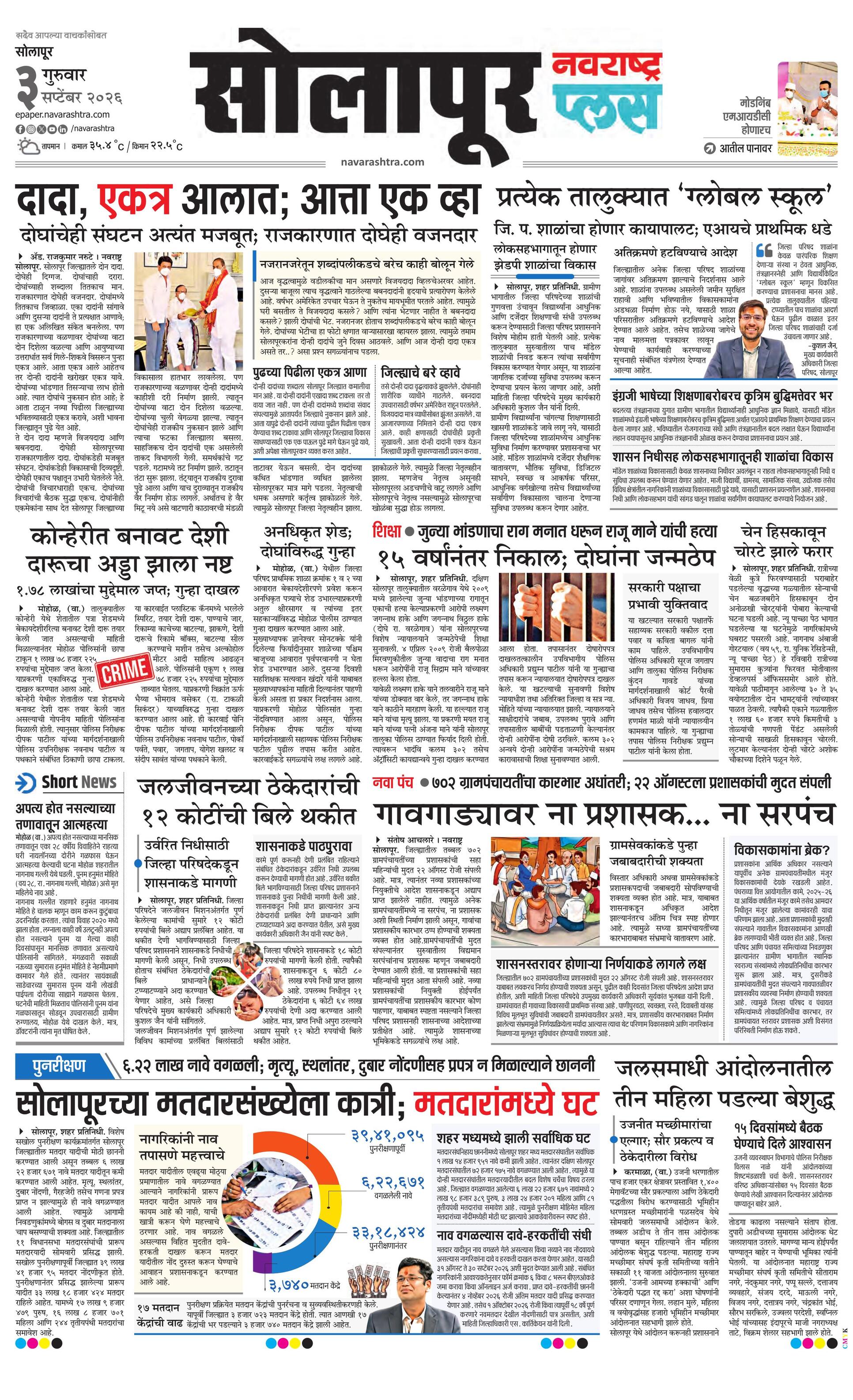 Newspaper page
