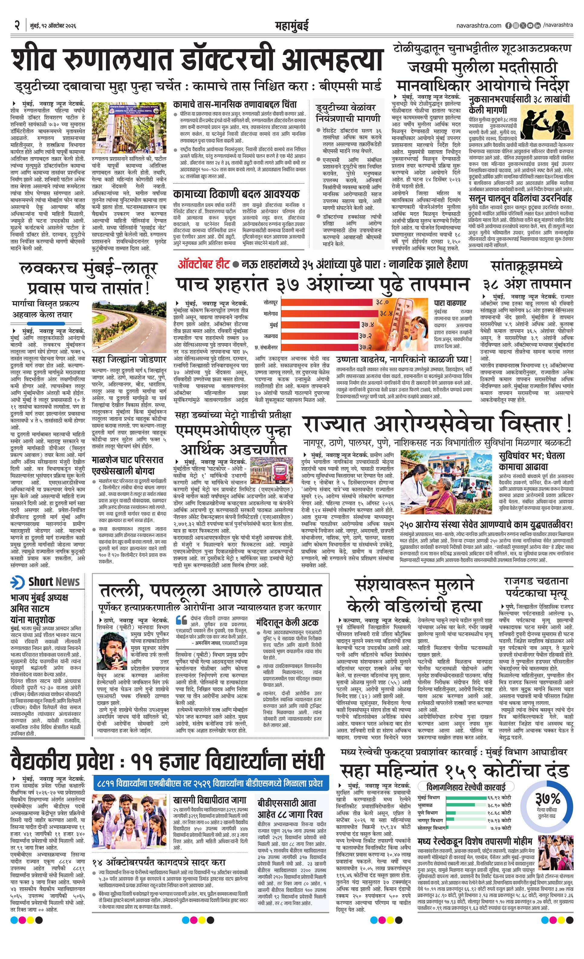 Newspaper page
